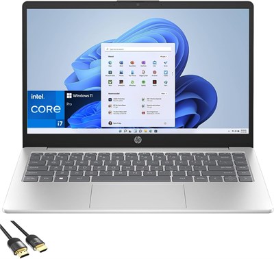 Ноутбук HP для студентов и бизнеса, 14,0-дюймовый FHD LED-экран, 13-е поколение 10-ядерного процессора i7-1355U, 16 ГБ ОЗУ, 1 ТБ PCIe SSD, веб-камера, Wi-Fi 6, клавиатура с подсветкой, Bluetooth, USB-C, длительное время автономной работы, клавиатура амери 1000010889