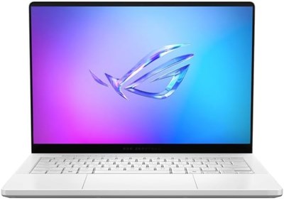 Игровой ноутбук ASUS ROG Zephyrus G14 14" 3K OLED 120 Гц, Copilot+ PC, AMD Ryzen AI 9, HX 370, RTX 5080, 32 ГБ ОЗУ, 2 ТБ SSD, платиновый белый цвет 1000040205