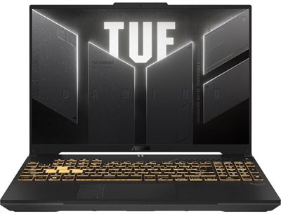 Ноутбук ASUS TUF Gaming F16, 16-дюймовый FHD+ IPS-дисплей с частотой 144 Гц, процессор Intel Core 5 210H, 16 ГБ оперативной памяти DDR5, SSD-накопитель 512 ГБ, видеокарта NVIDIA GeForce RTX 3050 6 ГБ, клавиатура с RGB-подсветкой, цвет «Механический серый» 1000040221