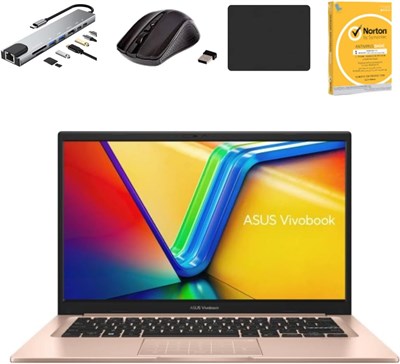 Ноутбук ASUS Vivobook X1404 с процессором Intel Core i3-1315U | 14-дюймовый FHD-дисплей | 8 ГБ оперативной памяти DDR4 | SSD-накопитель 512 ГБ | Графика Intel UHD | Windows 11 в комплекте (цвет «Терракота») 1000036445
