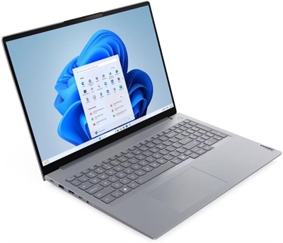 Ноутбук Lenovo ThinkBook 16 G8 IAL, 16-дюймовый WUXGA IPS-дисплей, процессор Intel Core Ultra 7 255H, 16 ГБ DDR5, SSD-накопитель PCIe 4.0 на 512 ГБ, графика Intel Arc Graphics, Wi-Fi 6E, Thunderbolt 4, камера Full HD, сканер отпечатков пальцев, Windows 11 1000040238
