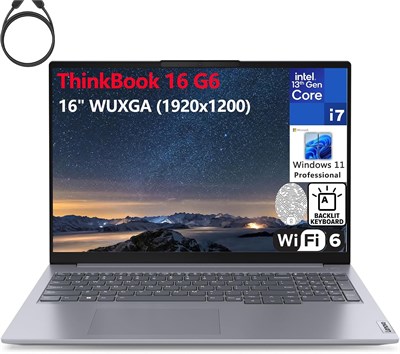 Ноутбук Lenovo ThinkBook 16 G8 16" FHD+, процессор Intel ULTRA 7-255H 14-го поколения, 64 ГБ оперативной памяти DDR5, твердотельный накопитель PCIe SSD 4 ТБ, Wi-Fi 6, клавиатура без подсветки, Windows 11 Pro (возможно обновление) 1000024481