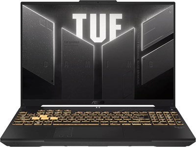 Ноутбук ASUS TUF Gaming F16, 16-дюймовый IPS-дисплей WUXGA 144 Гц, процессор Intel Core 7 240H, 16 ГБ оперативной памяти DDR5, SSD-накопитель PCIe 4.0 на 512 ГБ, видеокарта NVIDIA GeForce RTX 4050 6 ГБ, клавиатура с 1-зонной RGB-подсветкой, цвет Mecha Gra 1000040248