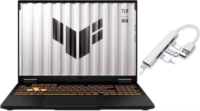 Игровой ноутбук ASUS TUF 16" FHD+ 165 Гц | Intel Core i7-14650HX | NVIDIA GeForce RTX 5060 | Подсветка | 32 ГБ ОЗУ DDR5 | 1024 ГБ SSD | Цвет: серый | Windows 11 Home | В комплекте с USB 3.0-концентратором 1000040251