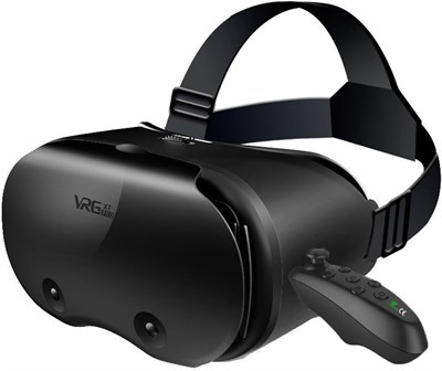 3D VR-гарнитура для iPhone и Android, регулируемые очки виртуальной реальности с контроллером, совместима с телефонами с диагональю экрана от 5,0 до 7,0 дюймов, линзы HD с защитой от синего света, удобная обивка из искусственной кожи — идеально подходит д 1000040345