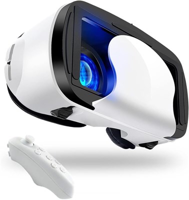 Гарнитура виртуальной реальности Azonee 3D, регулируемые очки виртуальной реальности с HD-линзами, защищающими от синего света, и контроллером, совместимая с телефонами Android с диагональю экрана 5-7 дюймов с доставкой по Душанбе, по Худжанду, по Бохтару 1000040349