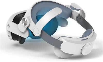 Ремешок для головы Meta Quest3, удобный аксессуар для VR с регулируемой конструкцией, защитная накладка на лицо, сменный аксессуар для гарнитуры, элитный сменный ремешок для Meta/Oculus Quest3 (белый) с доставкой по Душанбе, по Худжанду, по Бохтару и по в 1000040369