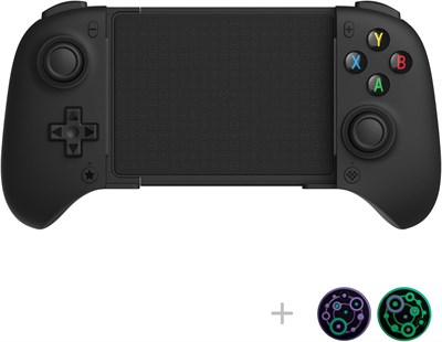 8Bitdo Ultimate Mobile Gaming Bluetooth Controller для Android-устройств с джойстиками и триггерами на основе датчиков Холла, кнопками на задней панели, функцией назначения кнопок и турбо-функцией (черный) с доставкой по Душанбе, по Худжанду, по Бохтару и 1000040371