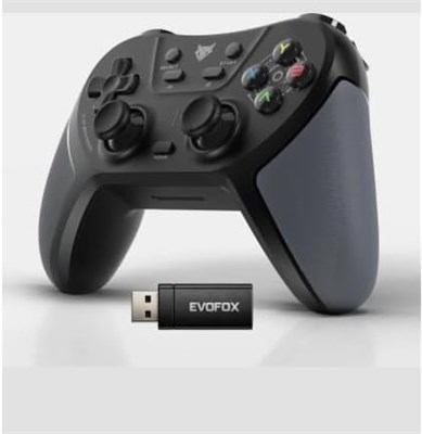 Универсальный беспроводной и проводной Bluetooth-геймпад EVO_FOX One S с 3 режимами работы (черный) (восстановленный) с доставкой по Душанбе, по Худжанду, по Бохтару и по всему Таджикистану. 1000040388