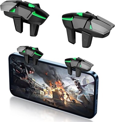 6-кнопочный контроллер для PUBG Mobile, игровой контроллер для смартфона, геймпад большой толщины, 6-пальцевое управление прицеливанием и стрельбой, подходит для iPhone, Android, iPad, для офиса, школы, поездок, кемпинга с доставкой по Душанбе, по Худжанд 1000040426
