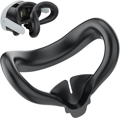 Силиконовая лицевая накладка для оригинальной VR-гарнитуры Meta Quest 3, аксессуар для лицевого интерфейса Meta Quest 3? Аксессуары Meta Quest 3, лицевая накладка-маска для VR-гарнитуры Oculus Quest 3 (черная) с доставкой по Душанбе, по Худжанду, по Бохта 1000040466