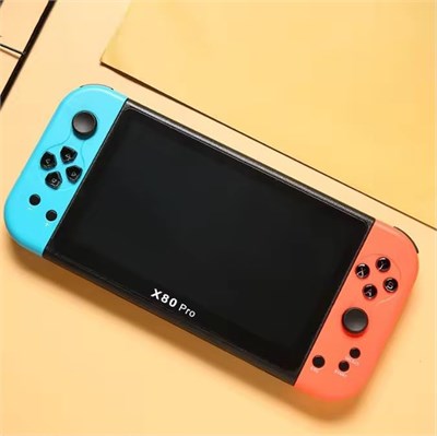 Игровая консоль Nano Classic X80 Pro с 7-дюймовым IPS-экраном, встроенной памятью 16 ГБ (10000 игр), четырехъядерным процессором, двумя джойстиками, перезаряжаемой батареей 3000 мАч, сине-красная расцветка с доставкой по Душанбе, по Худжанду, по Бохтару и 1000040486