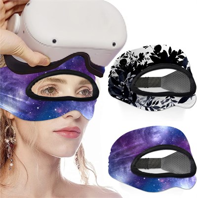 VR-маска-повязка от пота, универсальная дышащая домашняя маска для глаз для Oculus Q2, HTC Vive, Gear VR, Playstation и HoloLens, для VR-тренировок с доставкой по Душанбе, по Худжанду, по Бохтару и по всему Таджикистану. 1000040609