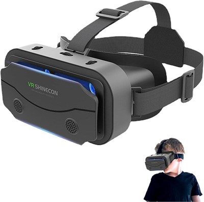 VR-гарнитура, 3D-очки виртуальной реальности для смартфонов, регулируемое фокусное расстояние и межзрачковое расстояние для полного погружения в игры и фильмы, совместимы с мобильными телефонами с диагональю экрана от 4,7 до 7,2 дюймов с доставкой по Душа 1000040614