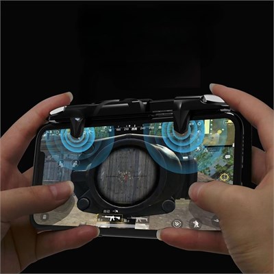 Игровой контроллер для мобильных игр, 4-пальцевый, G5, эластичный, без задержек, с тактильной отдачей, для iPhone и Android смартфонов, PUBG/Call of Duty/Fortnite/Rules of Survival с доставкой по Душанбе, по Худжанду, по Бохтару и по всему Таджикистану. 1000040653