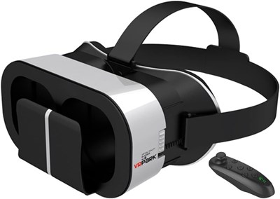 Цифровые VR-очки Azonee, 3D-очки для виртуальной реальности, игровые очки с эффектом гигантского экрана, портативные VR-очки с пультом дистанционного управления для детей, семьи и друзей. Отличный подарок с доставкой по Душанбе, по Худжанду, по Бохтару и 1000040655