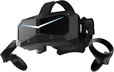 VR-гарнитура Pimax Crystal Super | Полная платная версия - 3840x3840 на каждый глаз, сверхширокоугольный объектив, угол обзора 140° | Отслеживание взгляда | Сверхчеткое изображение для авиасимуляторов, гоночных симуляторов и игр | Подключение к ПК через D 1000040663
