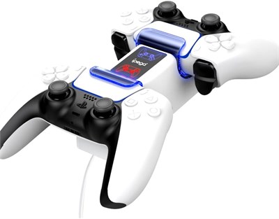 Зарядная станция ElectronGeek ipega PS5 Luminous Dual Charger Station для контроллера PlayStation 5 DualSense с доставкой по Душанбе, по Худжанду, по Бохтару и по всему Таджикистану. 1000040670