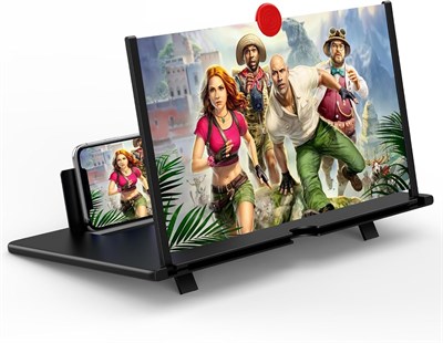 Увеличительный экран для проектора ALMEKAQUZ для фильмов, видео и игр – складная подставка для телефона с усилителем экрана – совместим со всеми смартфонами с доставкой по Душанбе, по Худжанду, по Бохтару и по всему Таджикистану. 1000040692