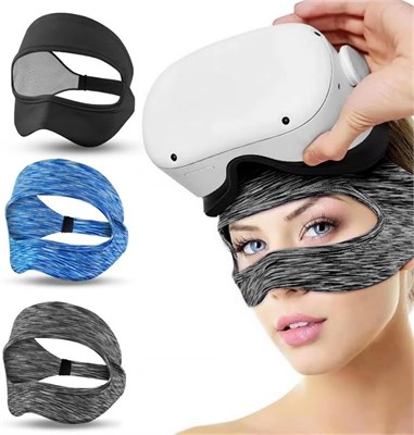 O Ozone (комплект из 3 шт.) Чехол для VR-гарнитуры – дышащая потоотводящая лента для Meta Quest 3/3S, Pico 4, Oculus Quest 2 – моющийся регулируемый чехол для VR-гарнитуры для тренировок и игр – разноцветный с доставкой по Душанбе, по Худжанду, по Бохтару 1000040764