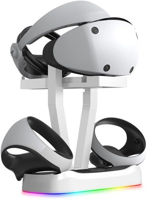Магнитная зарядная база SKEIDO с RGB-подсветкой для PS VR2, подставка для VR-гарнитуры с цветными очками с доставкой по Душанбе, по Худжанду, по Бохтару и по всему Таджикистану. 1000040778