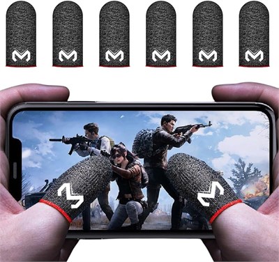 6 шт. игровых накладок на пальцы для мобильных игровых контроллеров. Высокочувствительные, влагостойкие, дышащие, бесшовные накладки на пальцы для PUBG/Knives Out/Rules of Survival. с доставкой по Душанбе, по Худжанду, по Бохтару и по всему Таджикистану. 1000040794