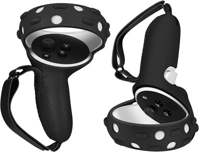 Чехол-накладка на контроллер TNP Products для Oculus Quest 2 / Meta Quest 2, черный, для VR-контроллеров, с регулируемыми ремешками. с доставкой по Душанбе, по Худжанду, по Бохтару и по всему Таджикистану. 1000040820
