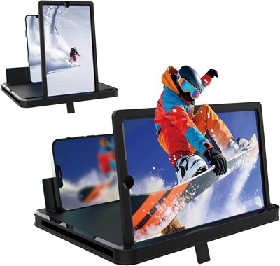 Увеличитель экрана YelaJoy 14 дюймов для мобильного телефона, 3D HD увеличитель экрана для мобильного телефона, проекционный увеличитель экрана для фильмов, карманного кинотеатра, видео и игр, портативный 3D-увеличительный экран для пожилых людей. с доста 1000040863