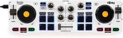 Hercules DJControl Mix – беспроводной Bluetooth-контроллер для смартфонов (iOS и Android) – приложение dJay – 2 деки с доставкой по Душанбе, по Худжанду, по Бохтару и по всему Таджикистану. 1000040910
