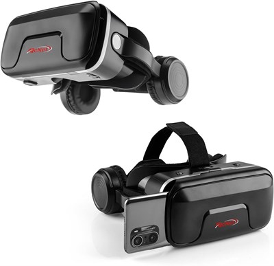 Гарнитура виртуальной реальности Arcnet 3D VR со встроенными наушниками и разъемом Aux 3,5 мм, очки виртуальной реальности для VR-игр (GO4EA), черная (восстановленная). с доставкой по Душанбе, по Худжанду, по Бохтару и по всему Таджикистану. 1000040941