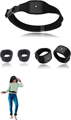 Совместимость с аксессуарами для трекера HTC Vive: регулируемые ремешки для отслеживания движений всего тела в виртуальной реальности для полного погружения — в комплект входят ремешок для трекера, ремешки для ладони и запястья. с доставкой по Душанбе, по 1000040970
