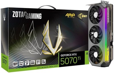 Zotac Gaming GeForce RTX 5070 Ti AMP Extreme Infinity 16GB GDDR7 Reflex 2 RTX AI DLSS4 1000042549