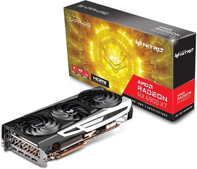 Видеокарта Sapphire 11308-01-20G Nitro+ AMD Radeon RX 6900 XT PCIe 4.0 для игр с 16 ГБ GDDR6 1000042574
