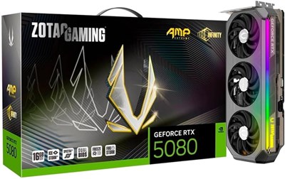 Видеокарта NV RTX5080 16GB AMP EXTREME INFINITY GDDR7 256BITS ZOTAC ZT-B50800B-10P 1000042581