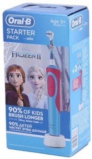 Зубная электрощетка Braun Oral-B Frozen 2 D12.523.1K тип 3709 4210201306887 3642 - фото 7204