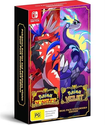 Pokemon Scarlet & Pokemon Violet Dual Pack Steelbook Edition 5833 - фото 9813