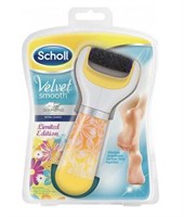 Электрическая роликовая пилка для стоп Scholl Velvet Smooth с экстражестким роликом, желтая (3027732) 6842