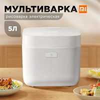 Рисоварка Mijia Intelligent Quick Boiling Electric Rice Cooker 5L (CN) белая 6980