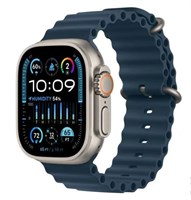 Умные часы Apple Watch Ultra 2 49 мм Titanium Case GPS + Cellular, Blue Ocean Band One Size (130-200) MREG3 10355