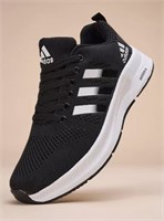 Кроссовки Adidas летние чёрно-белого цвета 67207