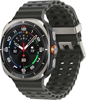 Умные часы SAMSUNG Galaxy Watch Ultra, 47 мм, LTE AI, с оценкой энергопотребления, советами по здоровью, отслеживанием сердечного ритма, монитором сна, фитнес-трекером, GPS, 2024 г., титаново-серебристый [версия для США, гарантия производителя 1 год] 1000108