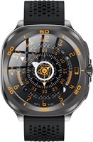 Умные часы Swiss Military DOM7 с экраном 1,43 дюйма AMOLED, вызовы по Bluetooth, поддержка нескольких языков, отслеживание здоровья и спорта, беспроводная зарядка, срок службы батареи на 7 дней, IP67, совместимость с iOS/Android, металлический корпус и че 1000127
