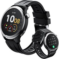 TRUEFREE Watch 1 Умные часы для мужчин и женщин (совершать звонки и отвечать на них), 1,53-дюймовый фитнес-трекер с пульсометром, SpO2, монитор стресса во время сна, 127 спортивных режимов, водонепроницаемость IP68, умные часы для iPhone, телефонов Androi 1000149