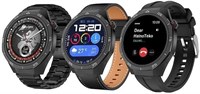 Умные часы HainoTeko Germany GT5 Pro RW-65 с большим экраном AMOLED-дисплеем Встроенный голосовой помощник 3 пары ремешков высшего качества и беспроводная зарядка для мужчин (черный) 1000177