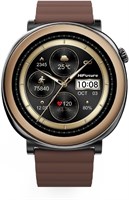 Умные часы HiFuture AURORA с 1,43-дюймовым AMOLED-дисплеем, вызовами по Bluetooth, отслеживанием сна и здоровья, фитнесом, 6-дневным временем автономной работы, водонепроницаемостью IP68 — коричневые 1000209