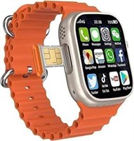Умные часы Mobicom 4G Ultra, серебристый, 2,2-дюймовый HD-дисплей, 4/64 ГБ, GPS, водонепроницаемость, телефонный звонок, приложения для социальных сетей 1000218