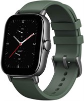 Умные часы AMAZFIT GTS 2e с 24-часовым монитором сердечного ритма, монитором сна, стресса и SpO2, спортивными часами с трекером активности и 90 спортивными режимами, временем автономной работы 14 дней, цвет зеленый мох 1000221
