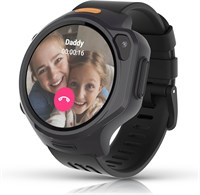 Детские умные часы Fone R2 с eSIM Видеозвонки Обмен сообщениями GPS-слежение в реальном времени Кнопка SOS Оповещения о безопасности Школьный режим Музыкальный плеер для возраста 5–12 лет, для США и Канады Подарок для мальчиков и девочек (Acai Purple) 1000242