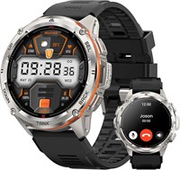 KOSPET Tank T3 Ультра умные часы для мужчин с GPS, водонепроницаемость 5 атм, давление, высота и компас, очень большая батарея, цельнометаллический корпус, прочные военные умные часы, Bluetooth-вызов, AMOLED-дисплей 1,43 дюйма 1000261