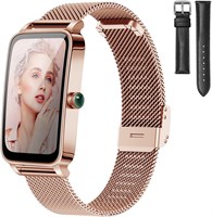 Умные часы BOCLOUD для женщин, умные часы Bluetooth для iPhone Android iOS IP68 Водонепроницаемый женский фитнес-трекер активности с монитором артериального давления/сердечного ритма/сна/сообщениями (винтажное золото) 1000267